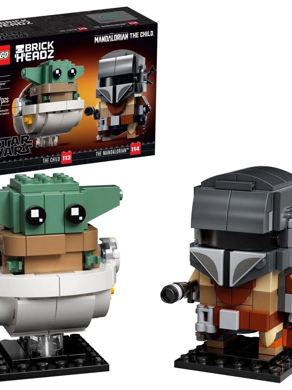 Lego BrickHeadz Star Wars The Mandalorian & The Child Building Toy